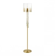 Odeon Light 4886/1F HALL ODL_EX23 41 бронзовый/янтарн./металл/стекло Торшер E27 1*40W NICOLE 4886/1F