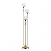 Odeon Light 5405/3F MODERN ODL_EX24 83 золотой/корич./голубой/зеленый/белый матов./металл/керамика/стекло Торшер E14 3*40W PALLE 5405/3F