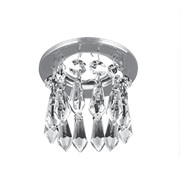 Gauss Светильник Brilliance Gu5.3 1/30 кристалл/хром PT003