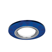 Gauss Светильник Mirror Gu5.3 1/50 гран. кристал cиний/хром RR005