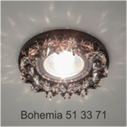 Italmac Bohemia 51 33 71 Светильник декоративный из ограненного стекла, MR16, черный Bohemia 51 33 71