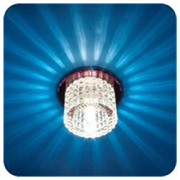 Italmac Bohemia 220 14 74 Светильник декоративный из огранненого стекла, G9, пурпур Bohemia 220 14 74