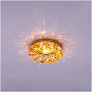 Italmac Venecia 51 04 73 светильник декор из огран стекла, MR16, основ-золото, стекл-пурпур с проз Venecia 51 04 73