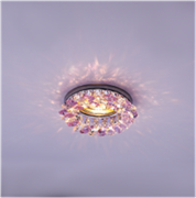 Italmac Venecia 51 05 74 Cветильник декоративный из огранненого стекла, MR16, основание - золото, стекло прозрачный Venecia 51 05 74