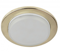 ЭРА KL70 GD /1 Светильник под лампу Gx53 тонкий, 220V, 13W, золото (40/2200) Б0048954