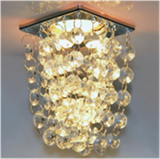 Italmac Florencia 51 10 05 Светильник штампованный с подвесным стеклом, основание хром, MR16 Florencia 51 10 05