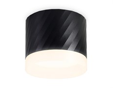 Ambrella Накладной точечный светильник GX53 с акрилом TN5355 BK черный GX53 D82*70 TN5355