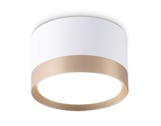 Ambrella Накладной точечный светильник GX53 TN52355 WH/GD белый/золото GX53 max 12W D82*50 TN52355