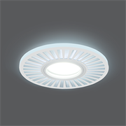Gauss Светильник Backlight BL136 Кругл./узор. Белый, Gu5.3, 3W, LED 4000K BL136