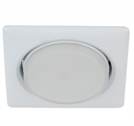 ЭРА KL71 WH /1 (к) Светильник под лампу Gx53 квадр.,220V, 13W,белый (40/960) Б0048960