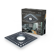 Gauss Светильник Backlight BL126 Квадрат. Черный, Gu5.3, 3W, LED 4000K BL126