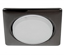 ЭРА KL71 BK /1 (к) Светильник под лампу Gx53 квадр.,220V, 13W,черный металл (40/960) Б0048957