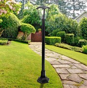 ЭРА Светильник садово-парковый 6гран черный напольный 112см E27 IP44(У1) НТУ 07-40-004 «Валенсия 3» (60) Б0051191