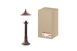 TDM Светильник Прага Эл-11-73-075М 60 Вт Е27 напольный на стойке h-0.75 м медь, прозрачный плафон SQ0330-0536