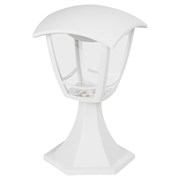 Садово-парковый светильник ЭРА ДТУ 07-8-001 Валенсия белый 4 гранный напольный IP44 светодиодный 8Вт 3000K Б0064284