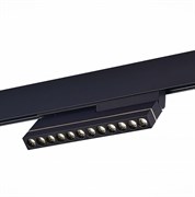 ST LUCE ST805.446.12 Магнитный трековый светильник Черный LED 1*12W 4000K 450Lm Ra>90 36° IP20 L220xW22xH117 48VV ST805.446.12