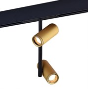 ST LUCE ST808.236.16 Магнитный трековый светильник Золотистый LED 1*16W 3000K 1 100Lm Ra>90 IP20 D45xH240 48VV ST808.236.16