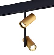 ST LUCE ST808.246.16 Магнитный трековый светильник Золотистый LED 1*16W 4000K 1 250Lm Ra>90 IP20 D45xH240 48VV ST808.246.16