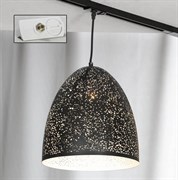 Lussole LOFT Металл Черный /  Металл трековый светильник однофазный E27 60W LSP-9892-TAW