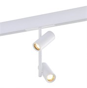 ST LUCE ST808.536.16 Магнитный трековый светильник Белый LED 1*16W 3000K 1 100Lm Ra>90 IP20 D45xH240 48VV ST808.536.16