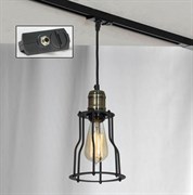 Lussole LOFT Металл Черный / бронзовый Металл трековый светильник однофазный E27 60W LSP-9610-TAB