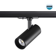 Novotech 359150 PORT NT23 000 черный Светильник трековый однофазный двухжильный IP20 LED 15W 220V 4000К 1440Лм SELENE 359150