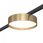 ST LUCE ST670.346.12 Магнитный трековый светильник Латунь LED 1*12W 4000K 500Lm Ra>80 100° IP20 D113xH34 24V ST670.346.12