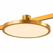 ST LUCE ST818.206.12 Магнитный трековый светильник FARM Золотистый LED 1*10W 3000K 520Lm Ra80 120 IP20 D168xH54 180-240V ST818.206.12