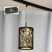 Lussole S.R.L Металл Черный /  Металл/полимер трековый светильник однофазный E14 40W LSF-2376-01-TAB