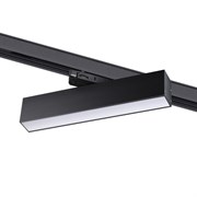 Novotech 358853 PORT NT22 черный Светильник трехфазный трековый светодиодный IP20 LED 4000K 18W 220V ITER 358853