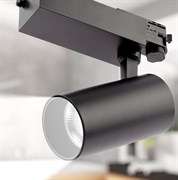 ЭРА Трековый светильник трёхфазный SТR-30-36-30K-B30 узкий луч 3000K черный Б0049779