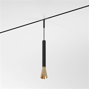 Elektrostandard Mini Magnetic Трековый светильник 3W 3000K (черный/латунь) 85165/01 a065652