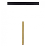 ST LUCE ST682.336.07 Магнитный трековый светильник Золотистый LED 1*7W 3000K 450Lm Ra90 36° IP20 D32xH307 48V ST682.336.07