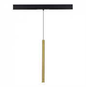 ST LUCE ST683.346.08 Магнитный трековый светильник Золотистый LED 1*8W 4000K 450Lm Ra90 24° IP20 D30xH500 48V ST683.346.08