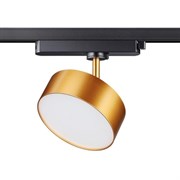 Novotech 358757 PORT NT21 064 матовое золото Однофазный трековый светодиодный светильник IP20 LED 24W 4000K 2100Лм 100-265V PROMETA 358757
