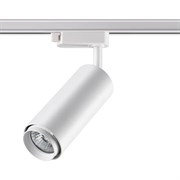 Novotech 370415 NT19 187 белый трековый светильник IP20 GU10 50W 220V PIPE 370415