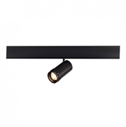 ST LUCE ST357.436.12 Магнитный трековый светильник ZOOM Черный LED 1*12W 3000K Lm Ra90 10-55° IP20 D50xH160 48VV ST357.436.12