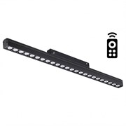Novotech 358624 SHINO NT21 000 черный Трековый низковольтный св-к диммируемый с ДУ, со сменой цв.температуры IP20 LED 3000~6500К 24W 48V FLUM 358624