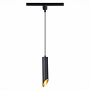 ST LUCE ST152.406.01 Светильник трековый Черный GU10 1*50W  IP20 D60xH300 220V Без ламп ST152.406.01