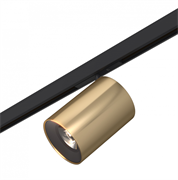 ST LUCE ST671.346.09 Магнитный трековый светильник Латунь LED 1*9W 4000K 500Lm Ra>90 36° IP20 D45xH63 24V ST671.346.09