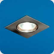 Italmac Ferrum 51 3 06 Светильник встраиваемый квадрат MR16 1x50W GU5.3 никель повор. Ferrum 51 3 06