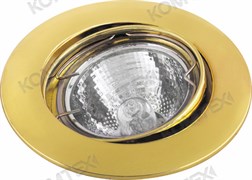 Comtech Camelo Светильник галогеновый встраиваемый MR16 1x50W GU5.3 золото P00203/L