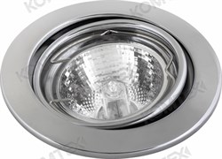 Comtech Camelo Светильник галогеновый встраиваемый повор.MR16 1x50W GU5.3 хром повор. P00211/2