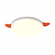 ST Luce ST700.538.08 Светильник встраиваемый Белый LED 1*8W 3000K 690Lm Ra80 180° IP44 D90xH20 85-265V ST700.538.08
