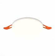 ST Luce ST700.538.16 Светильник встраиваемый Белый LED 1*16W 3000K 1 380Lm Ra80 180° IP44 D120xH20 85-265V ST700.538.16