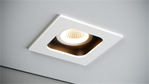 Quest Light Светильник встраиваемый, поворотный, белый с черной вставкой, под лампу GU10, IP20 SHELL 1 LD white\black SHELL 1 LD white/black