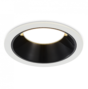 ST LUCE ST755.438.07 Св-к встр. Черный LED 1*7W 3000K 630Lm Ra80 120° IP20 D85xH45 100-240V ST755.438.07