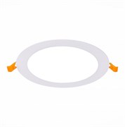 ST Luce ST209.538.12 Светильник встраиваемый Белый LED 1*12W 3000K 816Lm Ra80 110° IP20 D170xH8 90-265V ST209.538.12