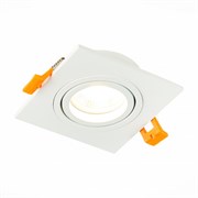 ST LUCE  ST251.508.01 Св-к встр. Белый GU10 1*50W IP20 L92xW92xH27 220V Без ламп ST251.508.01