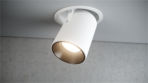 Quest Light Светильник встраиваемый, поворотный, белый с черной вставкой, LED 12w 3000K 810lm, IP20 TECHNO MINI white/black TECHNO MINI white/black